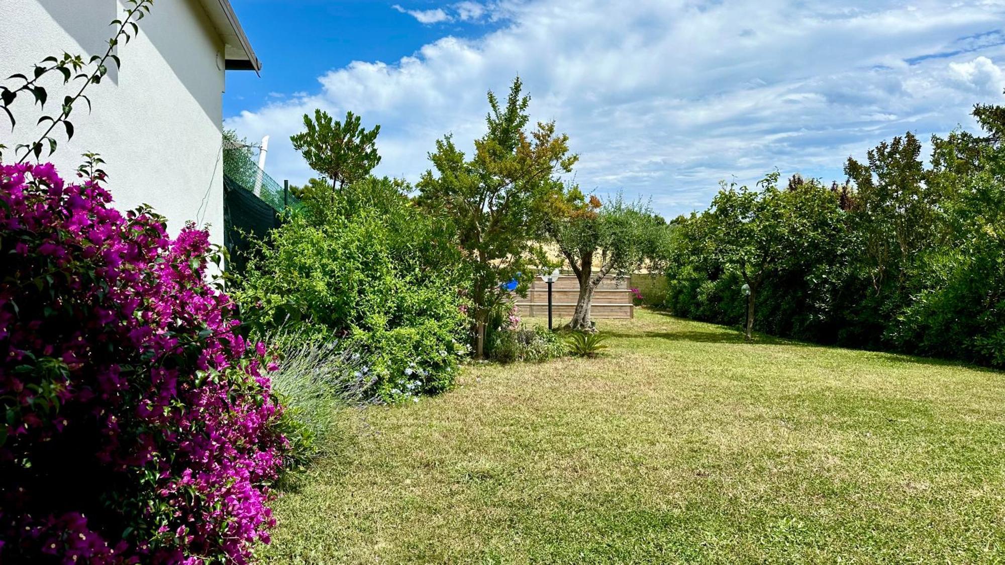 N084 - Numana, Villa Quadrilocale Con Meraviglioso Giardino Exterior photo